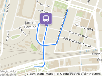 Mapa da parada