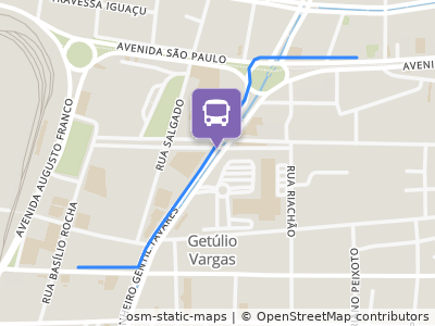 Mapa da parada