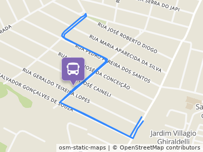 Mapa da parada