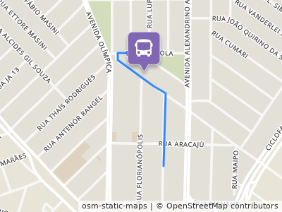 Mapa da parada