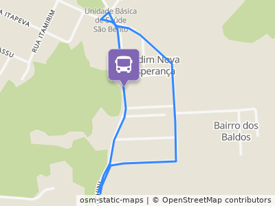 Mapa da parada