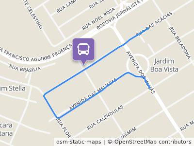 Mapa da parada