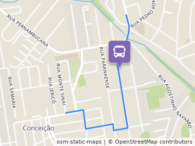Mapa da parada