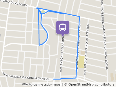 Mapa da parada