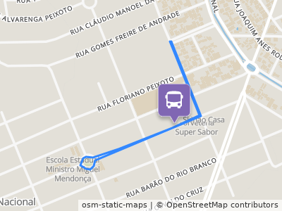 Mapa da parada