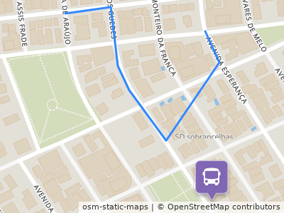 Mapa da parada