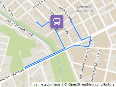 Mapa da parada