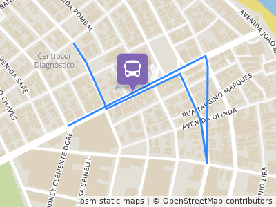 Mapa da parada