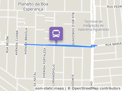 Mapa da parada