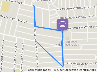 Mapa da parada