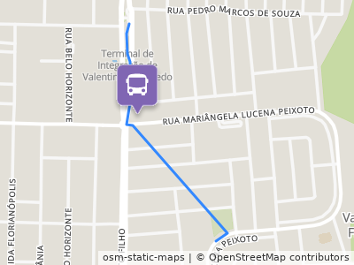 Mapa da parada