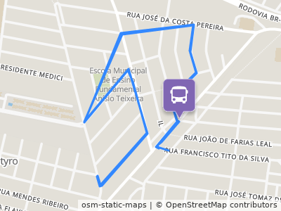 Mapa da parada