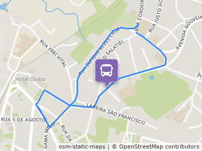 Mapa da parada