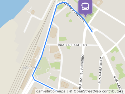 Mapa da parada