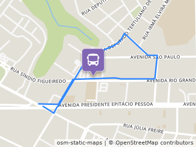 Mapa da parada
