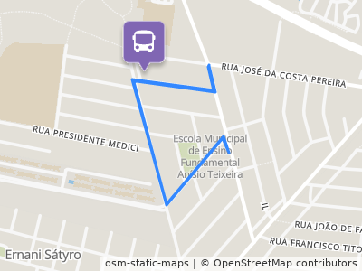 Mapa da parada
