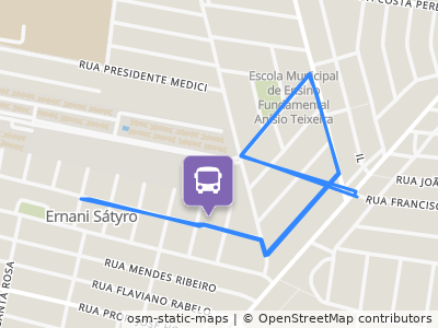 Mapa da parada