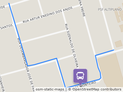 Mapa da parada