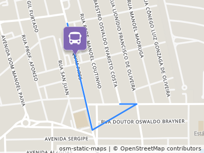 Mapa da parada