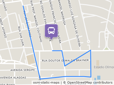 Mapa da parada