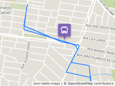 Mapa da parada