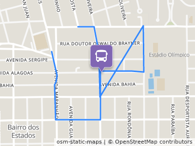 Mapa da parada