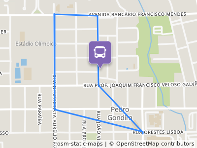 Mapa da parada