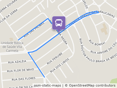 Mapa da parada
