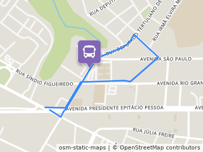 Mapa da parada