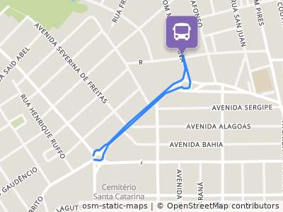 Mapa da parada