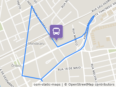 Mapa da parada