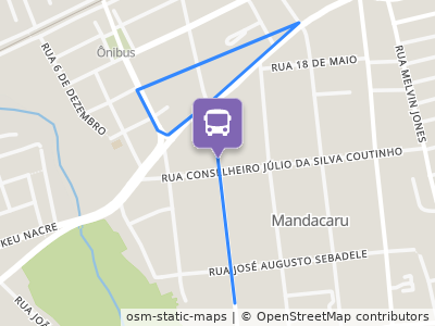 Mapa da parada