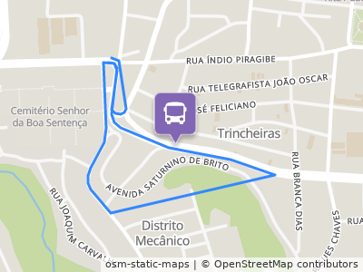Mapa da parada