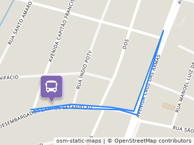 Mapa da parada
