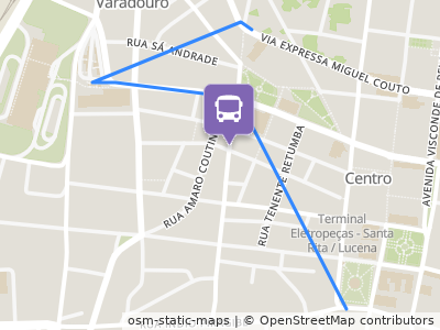 Mapa da parada