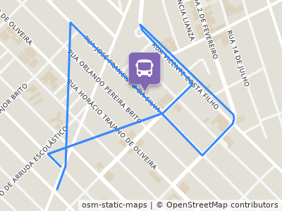 Mapa da parada