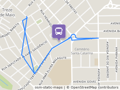 Mapa da parada