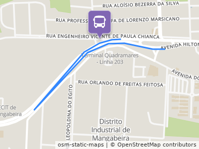 Mapa da parada