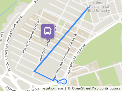 Mapa da parada