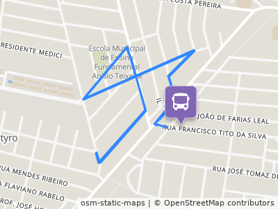 Mapa da parada