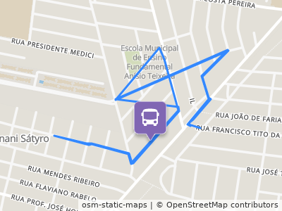 Mapa da parada