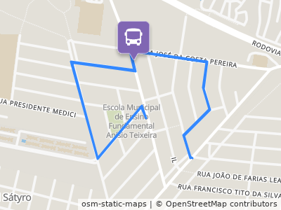 Mapa da parada