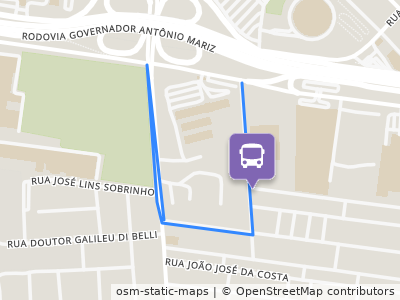 Mapa da parada