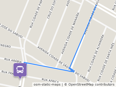 Mapa da parada