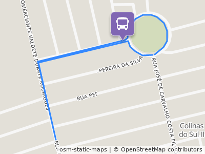 Mapa da parada