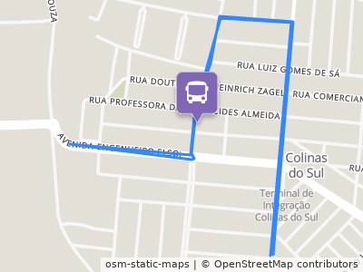 Mapa da parada