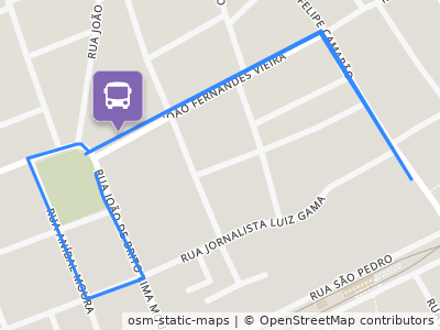 Mapa da parada