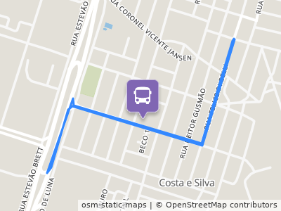 Mapa da parada