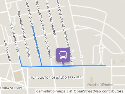 Mapa da parada