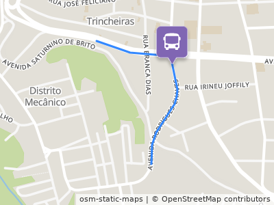 Mapa da parada